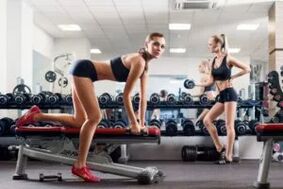 Übungen im Fitnessstudio für Krampfadern
